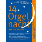 SP Plakat Orgelnacht 2015